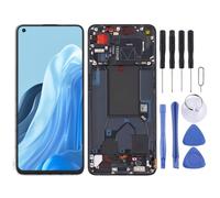 (Bleu) - Ensemble Écran Lcd Avec Châssis Pour Oppo Reno7 5g Chine Pfjm10