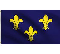 Bleu Fleur De Lis Quelques Français France Royal Drapeau De 90X150Cm Résistant Aux Intempéries Drapeau De Jardin Avec Œillets Bannière De Jardin Pour Maison Jardin Porte