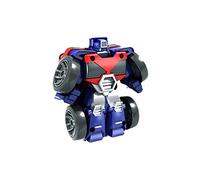 (Bleu foncé) Ensemble de véhicules de construction robotisés transformables à collectionner Kit de robot