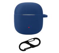 (Bleu foncé) étui de protection en silicone anti-rayures avec boucle pour écouteurs sans fil 1MORE Q10