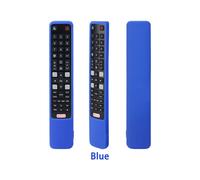 (Bleu) Housse de protection antidérapante en silicone pour télécommande Tcl Rc802n Yui1 Yai3 Yui2 Yu14