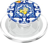 Bleu Italien Baroque Citron Agrumes Art PopSockets PopGrip pour MagSafe