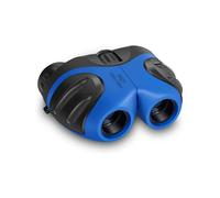 (Bleu) Jumelles professionnelles 8x21 mini télescope pour enfant, jumelles compactes antichoc pour le