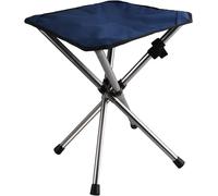(Bleu - L)Tabouret Pliant Camping Siège De Pêche Trépied Pliable Petit Tabouret Télescopique Portable Léger Pour Randonnée Voyage Plage Bbq Bleu