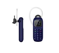 (Bleu) L8Star BM70 Mini téléphone portable Bluetooth compatible casque sans fil pour téléphone portable composeur