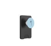 Bleu Layette - Feuilles de Palmiers Chic - Plage Tropicale PopSockets PopWallet pour MagSafe