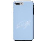 Bleu Layette - Tortue Mignonne pour Les Amoureux des Tortues Coque pour iPhone 7 Plus/8 Plus