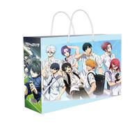 Bleu Locks Sac Cadeaux - Anime Figure Autocollants Broche Carte Poster Jouet Bag - Bleu Locks Figurine Décoration Set