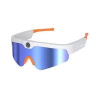 bleu Lunettes caméra sport 2K photo 4K polarisées Bluetooth avec haut-parleur Micro SD IPX6 appels musique