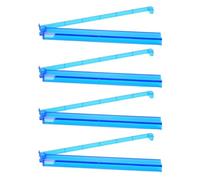 Bleu Mahjong Tile Rack Pusher Set pour Tuiles Standard de 1,2 Pouces Idéal pour Les Soirées de Jeu en Famille 4 Pièces