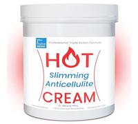 Crème Effet Chaud Lipo Réductrice Anti Cellulite HOT CREAM 1000 ml Crème Thermo Active Échauffement Musculaire Sport Crème Thermique Minceur Crème Chauffante Anti-douleurs (dos, articulations)