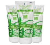 bleu & marine Bretania - Gel d'Aloe Vera 100% Naturel | Visage, Corps et Cheveux | Apaisant, Hydratant et Régénérant | Atténue les Taches Brunes | Fabriqué à Froid, 200 ml (Lot de 3)