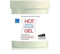 bleu & marine Bretania Hot Gel XXL Effet Chaud Lipo Réducteur Anti Cellulite 1000 ML - Gel Thermo Active Échauffement Musculaire Sport - Gel Thermique Minceur - Gel Chauffant Anti-douleurs