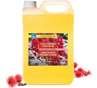 bleu & marine Bretania - Huile de Ricin Bio 10L | Stimule Croissance des Cheveux, Barbe, Cils, Sourcils | Soin Anti-rides Visage | Renforce Ongles | Démaquillant Naturel, Transparent, 10 l (Lot de 1)