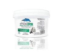 bleu & marine Bretania - Sel d'Epsom pour Chevaux 2,5 kg | Apport Riche en Magnésium | Usages Multiples: Cataplasme, Bain, Enveloppement | Soulagement Musculaire | Absorption Toxines | Economique