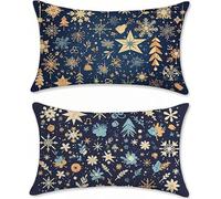 Bleu Marine Taie Oreiller 60x90 Lot de 2 Coussin Canape Dessin animé Housse de Coussin Lin Coussins Canapé Rectangulaire Coussins, Taie d'oreiller Imperméable Housse Oreiller, Decoration Maison s-213
