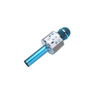 Bleu Microphone karaoké Portable, haut-parleur professionnel, Bluetooth, WS858