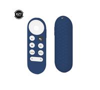 (Bleu midi) Nouvel étui en silicone souple antidérapant pour télécommande Chromecast Google TV 2020