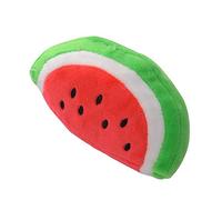 Bleu Moo 1 pc Pastèque Motif chiot en peluche pour chien à mastiquer son jouet couineur en peluche Jouets