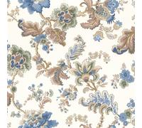 Bleu Multi Jacobin Floral Papier Peint Rasch 710540 10m Rouleau Décorative Style