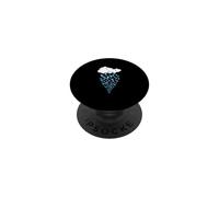 Bleu Nuage Avions Bleu Graphique PopSockets PopGrip Adhésif