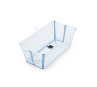 Stokke Flexi Bath, Ocean Blue - 64×24×34 cm - Légère, Résistante, Facile à Ranger - Idéale pour la maison ou les voyages