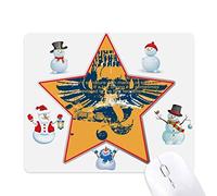 bleu orange crâne wings graffiti street le bonhomme de neige étoile tapis de souris