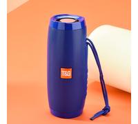 bleu - parleur Portable TG157, compatible Bluetooth, colonne, Radio FM, basse, stéréo, étanche, avec lumières LED, Microphone Audio
