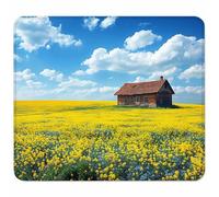 Bleu Petit Tapis de Souris 200x180mm avec Base en Caoutchouc Antidérapant et Imperméable, Gaming Tapis de Souris pour Femmes, Hommes, Ordinateurs Portables sans Fil, Cadeau Homme, Paysage D-2259