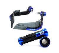 (Bleu) pour Piaggio MP3 250 300 500 HPE Sport Scooter Moto Protège-mains Poignées Bouclier Protège-mains