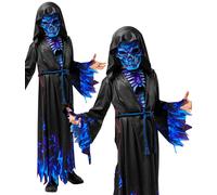 Bleu Repaer Déguisement Squelette Faucheur Halloween Déguisement Garçon + Masque