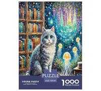 Bleu Russe 1000 Pièces Animaux Puzzle Défi Jouet Jeu Éducatif Décoration D'intérieur Adultes Et Enfants À Partir Cadeaux 70x50cm/1000pcs
