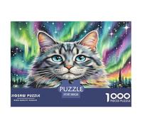 Bleu Russe 1000 Pièces Animaux Puzzle Défi Jouet Jeu Éducatif Unique Home Decor Adultes Art Mural Cadeau 38x26cm/1000pcs