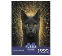 Bleu Russe Puzzles 1000 Pieces Cadeau Unique Jeu Éduchatif Défi Jouet À De Qualité Supérieure Peinture Art pour Adultes Enfants 38x26cm/1000pcs
