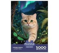 Bleu Russe Puzzles De 1000 Pièces pour Adultes Pet Mignon Classiques Jeu Éduchatif Défi Jouet, Décoration D'intérieur 70x50cm/1000pcs