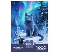 Bleu russeJigsaw Puzzles for Adults 1000 Pieces Age 12+ for Adults Challenging & Brainteasing Beautiful Decoration for Women Gifts for Man70x50cm/1000pcs