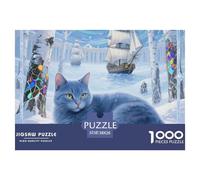 Bleu russeJigsaw Puzzles for Adults 1000 Pieces Age 12+ for Adults FamilyPuzzle Game Beautiful Decoration Birthday Gifts38x26cm/1000pcs