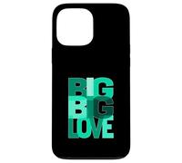 Bleu Sarcelle Clair Aqua Big-Big-Love Bleu Sarcelle Clair Aqua Graphic Coque pour iPhone 13 Pro Max
