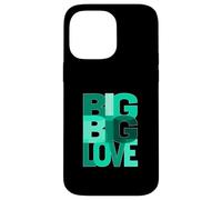 Bleu Sarcelle Clair Aqua Big-Big-Love Bleu Sarcelle Clair Aqua Graphic Coque pour iPhone 14 Pro Max