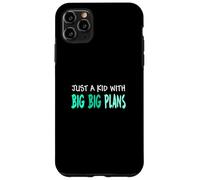 Bleu Sarcelle Clair Aqua Big Plans Kid Light Teal Aqua Graphic Coque pour iPhone 11 Pro Max