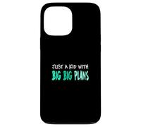 Bleu Sarcelle Clair Aqua Big Plans Kid Light Teal Aqua Graphic Coque pour iPhone 13 Pro Max