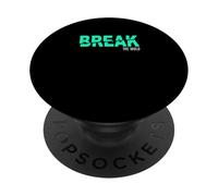 Bleu Sarcelle Clair Aqua Break The Mold Light Teal Aqua Graphic PopSockets PopGrip Adhésif