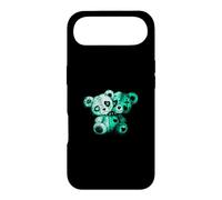 Bleu Sarcelle Clair Aqua Color Evil Twin-v2 Light Teal Aqua Graphic Coque pour iPhone Air