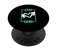 Bleu Sarcelle Clair Aqua Color Gang-x2 Cœur Bleu Sarcelle Clair Aqua PopSockets PopGrip Adhésif