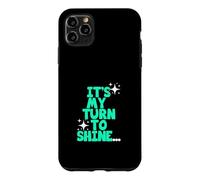 Bleu Sarcelle Clair Aqua Color My Turn to Shine Bleu Sarcelle Clair Aqua Coque pour iPhone 11 Pro Max