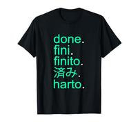 Bleu Sarcelle Clair Aqua Color So Done Light Teal Aqua Graphic T-Shirt