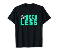 Bleu Sarcelle Clair Aqua Color W-reck-Less Light Teal Aqua T-Shirt