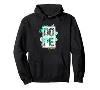 Bleu Sarcelle Clair Aqua Fresh/Dope Light Teal Aqua Graphic Sweat à Capuche