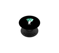 Bleu Sarcelle Clair Aqua Graphic Play Your Hand PopSockets PopGrip Adhésif