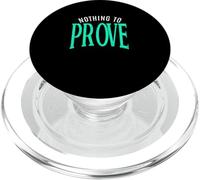 Bleu sarcelle clair Aqua Graphic What More to Say? PopSockets PopGrip pour MagSafe